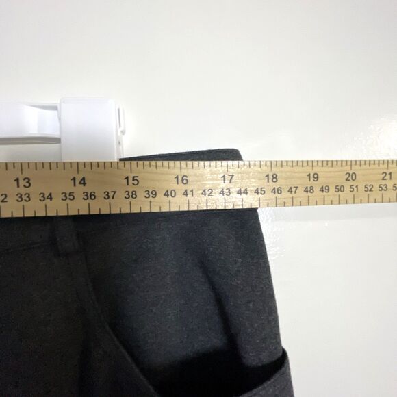 St. John Women's Size 12 Gray Wool Blend Stretch Dress Trousers Pants - Picture 6 of 8